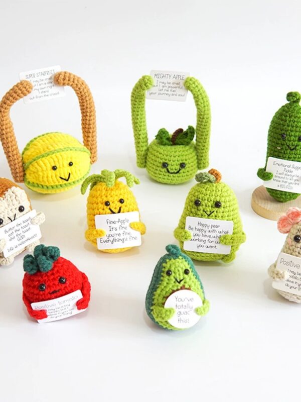 China Wholesale Crochet Fruit and Vegetable Toys Inspired by Positive Potato