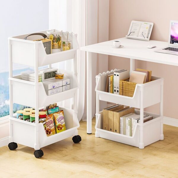 Versatile Eco-Friendly Storage Shelf | Mobile Storage Solution for Home and Office